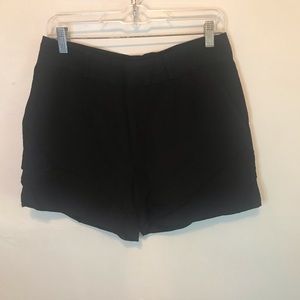 Banana Republic Black Linen Blend Shorts Size 6